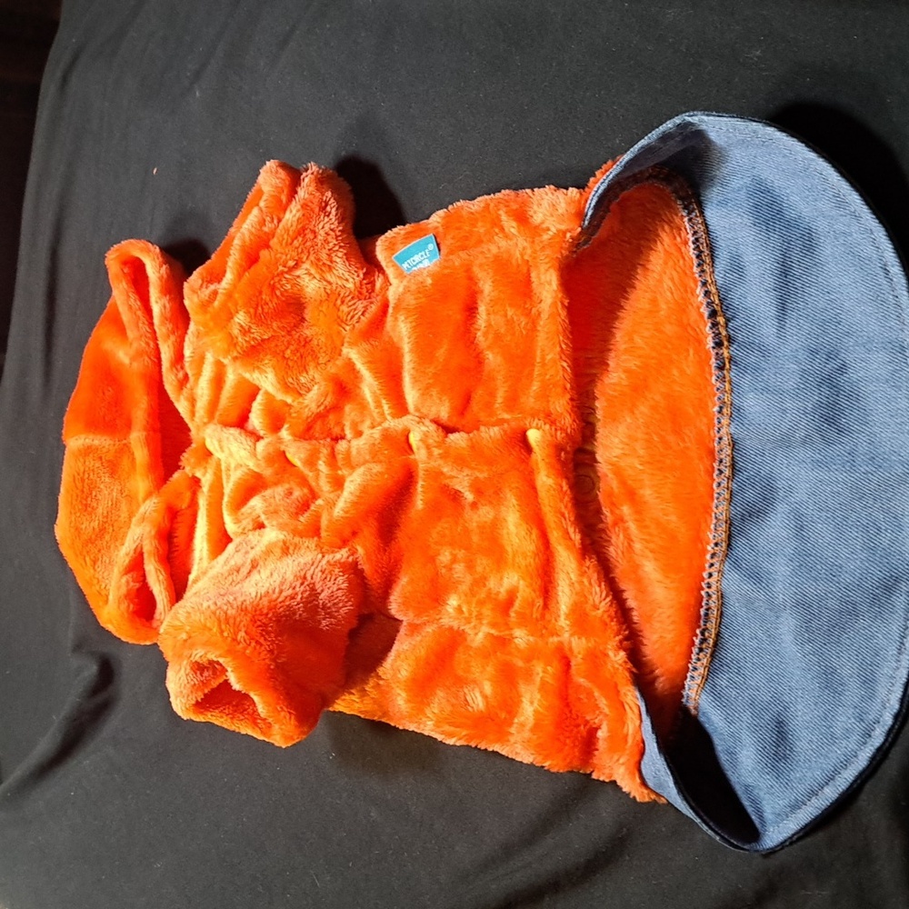 Orange Halloween Pumpkin Dogs Costume - Picture 3 of 3